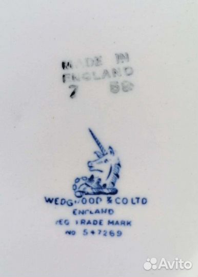 Винтажные фарфоровые тарелки woodland 7 шт