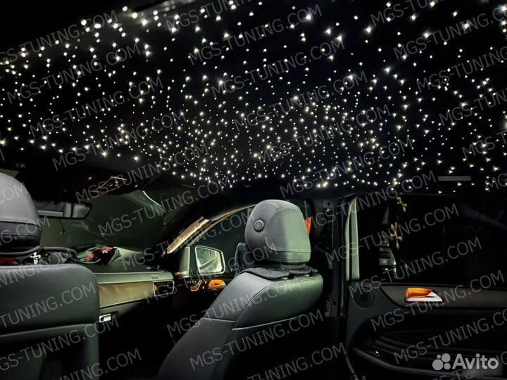 Звездное небо Mercedes GLE coupe c292 1200 звезд