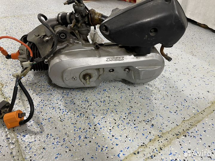 Мотор от мопеда Stels