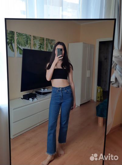 Джинсы прямые женские