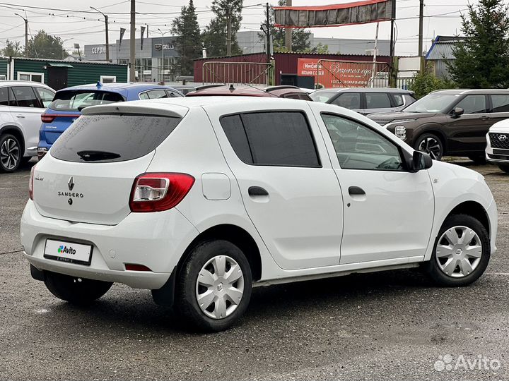 Renault Sandero 1.6 МТ, 2016, 49 500 км