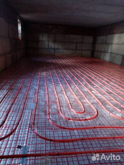 Монтаж систем отопления и теплых полов