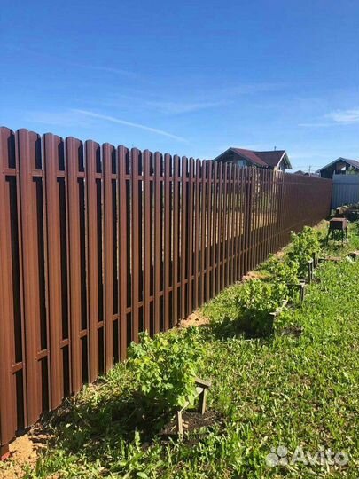 Заборы. Евроштакетник