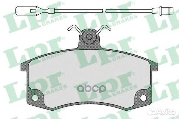 Колодки тормозные дисковые LADA 2108, 2109, 211