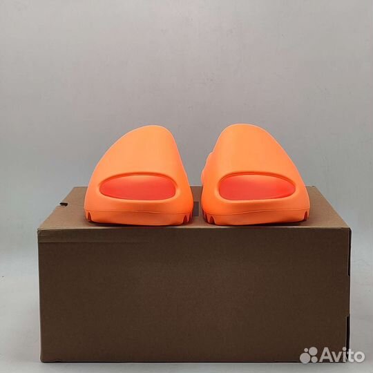 Шлепанцы Слайды Adidas Yeezy Slide Enflame Orange