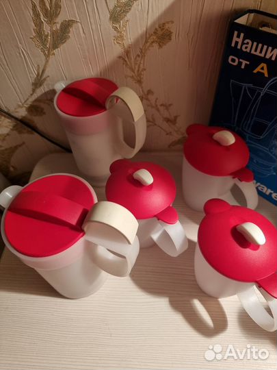 Tupperware Новый Набор Вспениватель+Сливочник Ориг