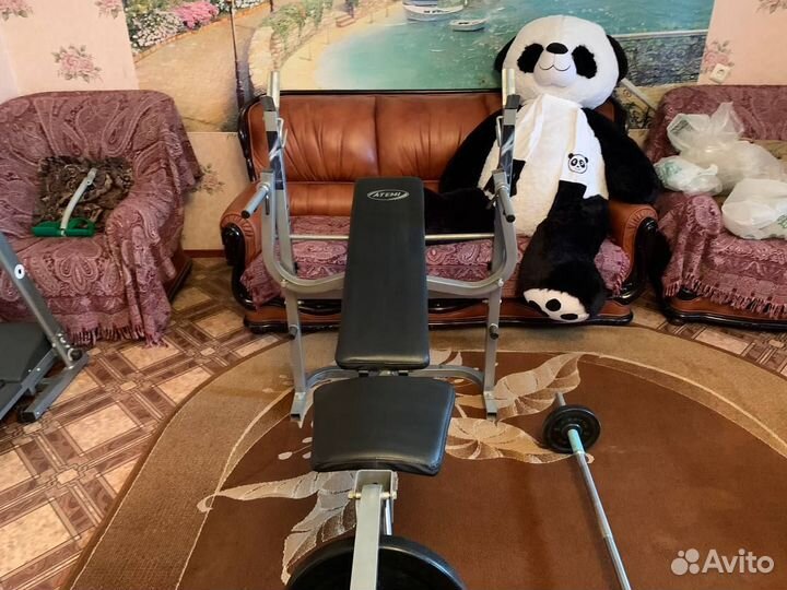 Силовая скамья atemi ASB 810.Скамья многоф-я