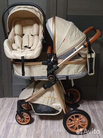 Коляска luxmom V9 3в1 и 2в1