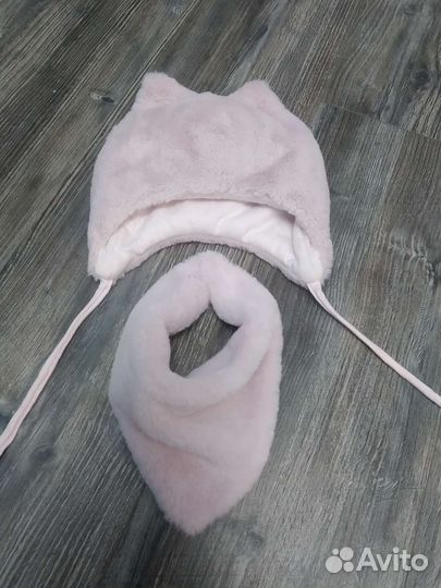 Комплект шапка зимняя 68