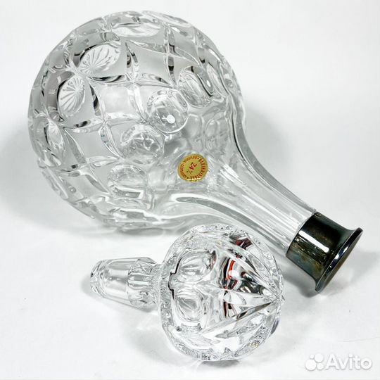 Хрустальный графин штоф Nachtmann серебро
