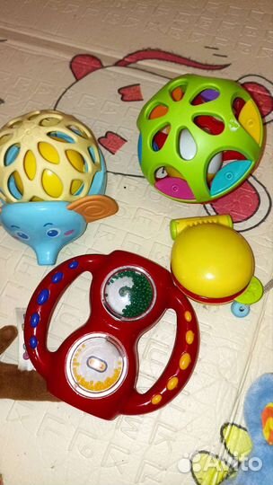 Игрушки погремушки пакетом