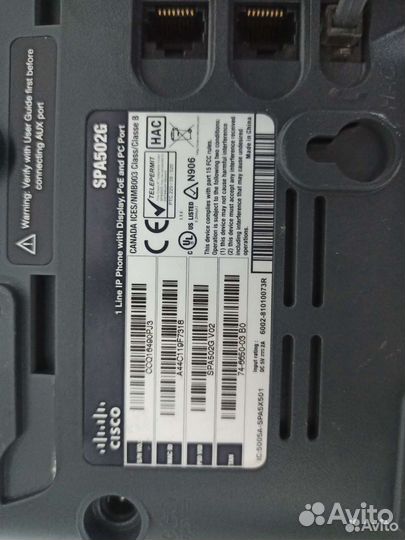 VoIP-телефон Cisco spa502g