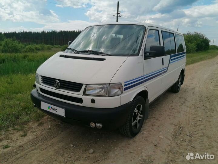 Volkswagen Transporter 2.4 МТ, 1997, 300 000 км
