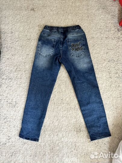 Джинсы для мальчика 140