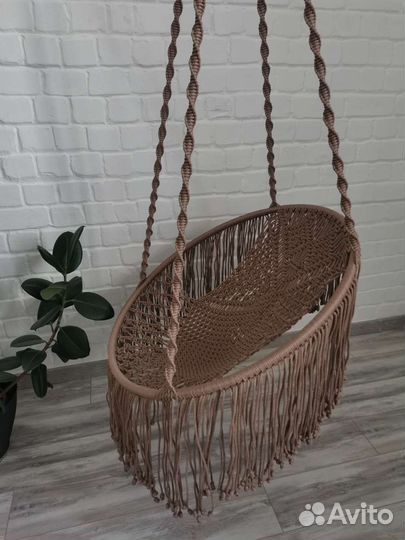Качели макраме подвесные