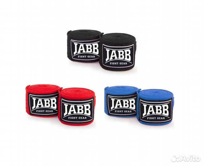 Бинты боксерские 3,5м Jabb эластичные разн. цвета
