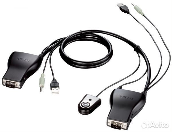 D-Link 2-портовый KVM-переключатель KVM-221/RU