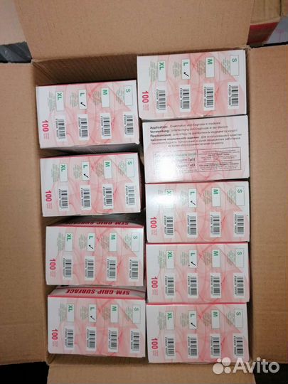 Перчатки латексные (медицинские)