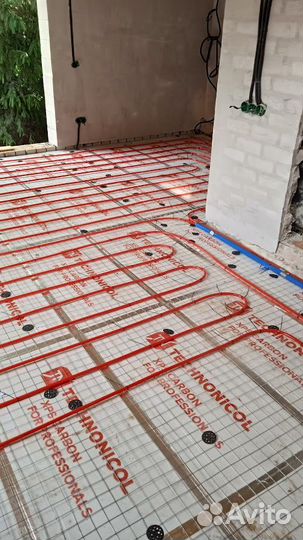 Монтаж отопления, теплых полов, котлов