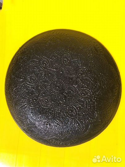 Тарелка ручная работа точечная роспись