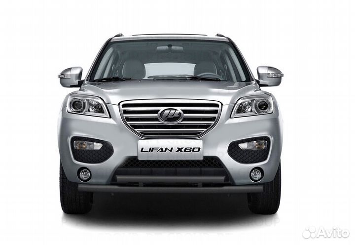 Защита переднего бампера Лифан X60 12-16 г.в