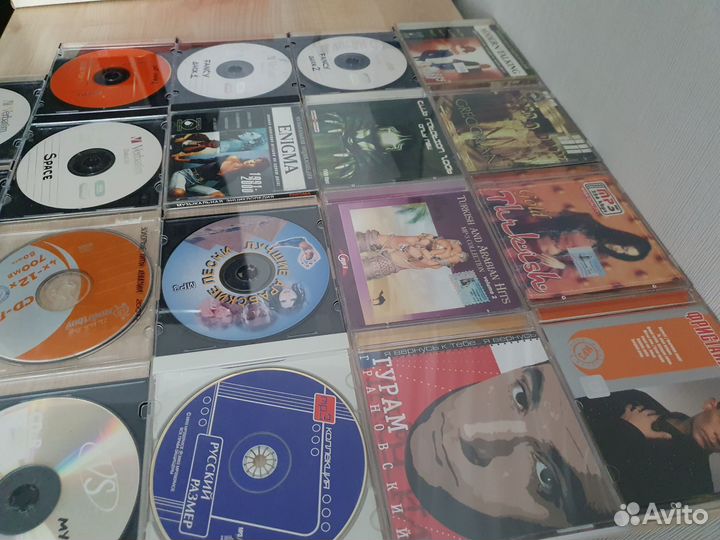 Музыкальные cd диски до 2005г