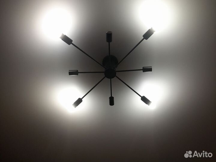 Люстра потолочная бу