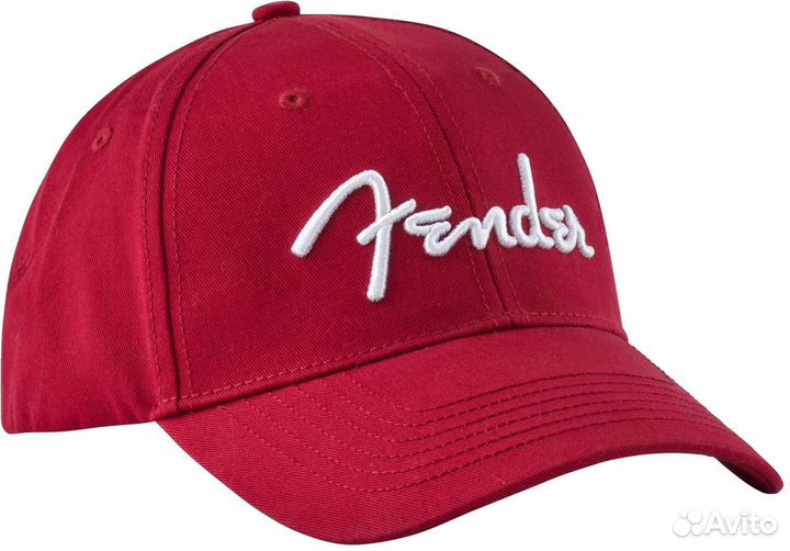 Fender Logo Stretch CAP, RED кепка, цвет красный