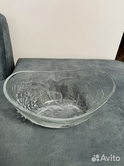 Ваза конфетница стекло