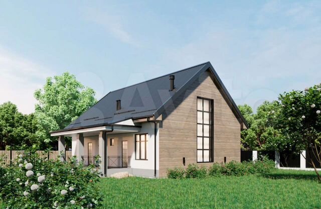 Коттедж 115 м² на участке 11 сот.