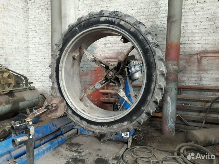 Ремонт шин, шиномонтаж крупногабаритных колёс