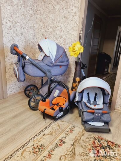 Очень лёгкая Bebe-mobile Marconi 2 в 1+автолюлька