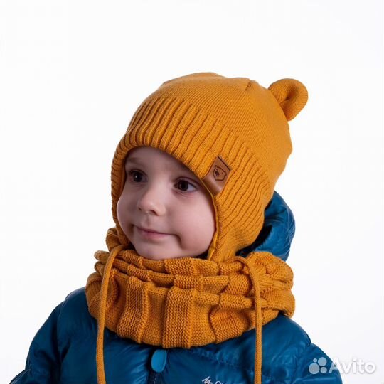 Комплект шапка+снуд 
