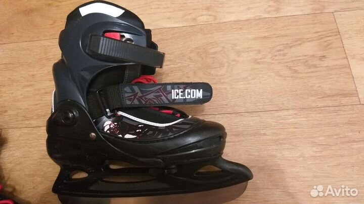 Коньки детские раздвижные 34 37