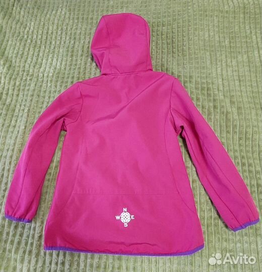 Куртка softshell р.128 для девочки