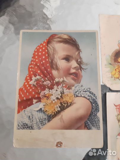 Открытки антиквариат 1946 год цена за все