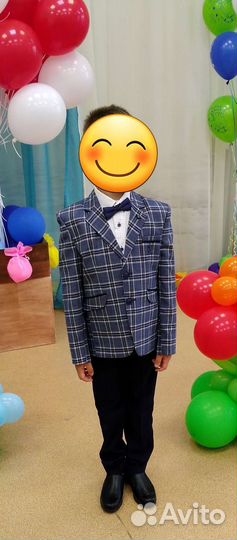 Пиджак на мальчика 134