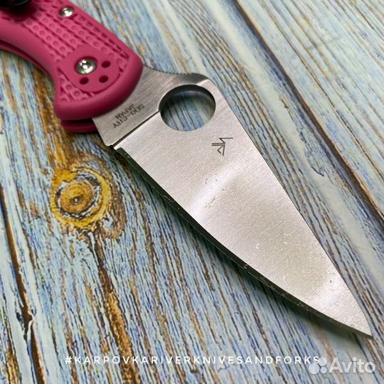 Spyderco Delica 4 S30V Pink, Japan