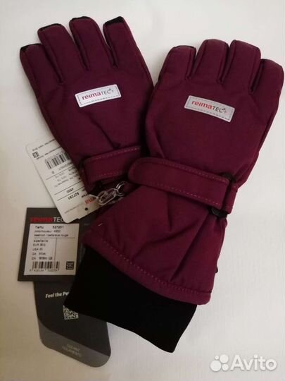 Перчатки зимние Reima tec+ размер 6
