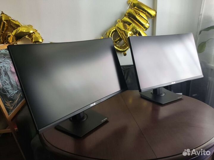 2 ЖК монитора 24 дюйма vg24vqe/165гц/VA/1м.с