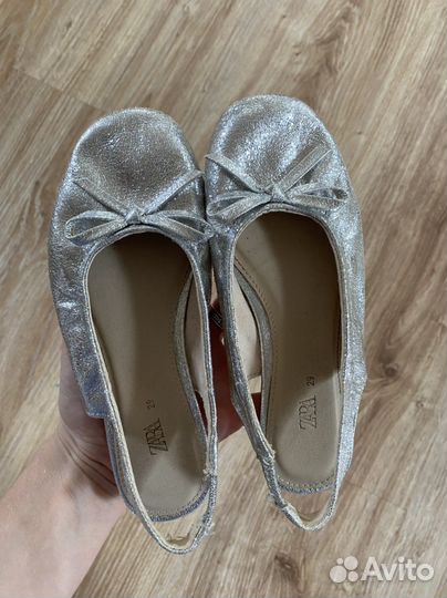 Нарядные сандали балетки на девочку Zara оригинал