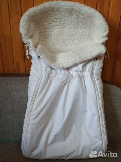 Зимний конверт в коляску до 3 лет
