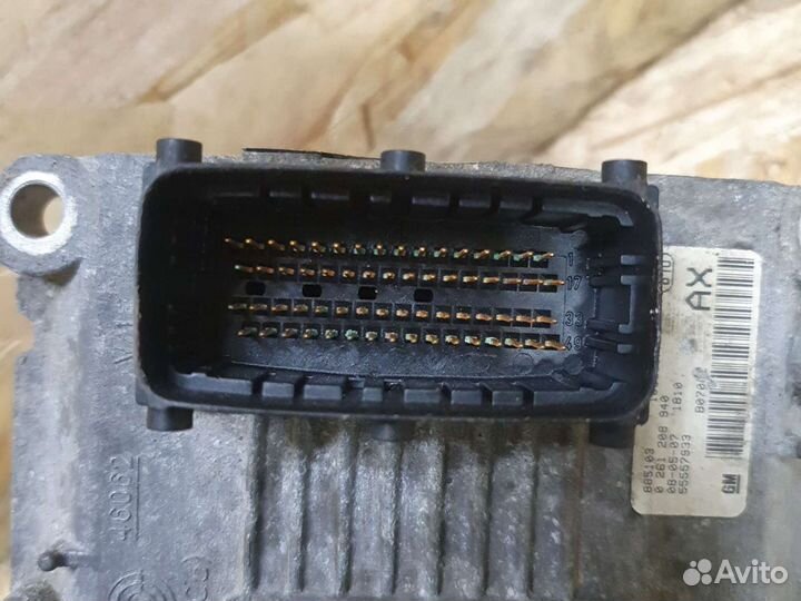 Блок управления двигателем opel corsa D z12xep