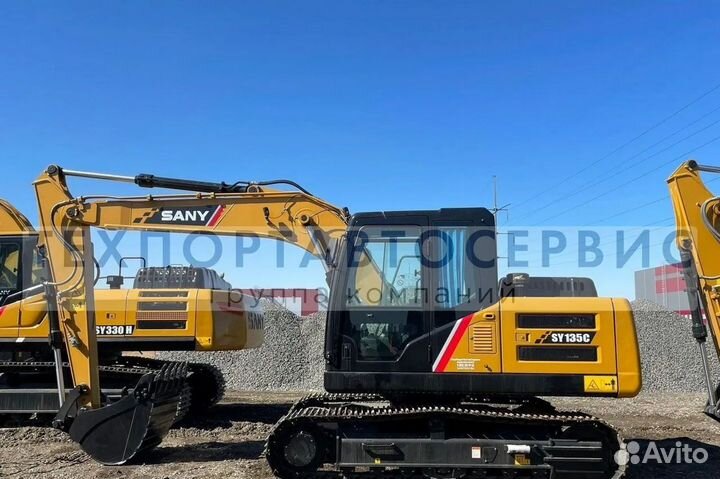 Гусеничный экскаватор Sany SY135C, 2023