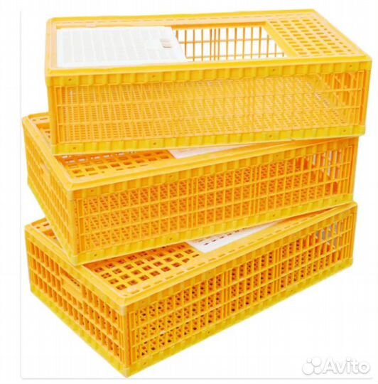 Ящик с крышкой для перевозки живой птицы. Новые