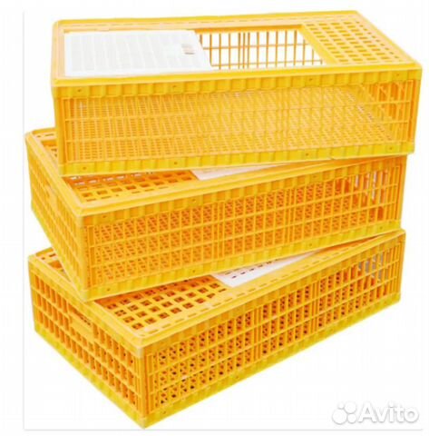 Ящик с крышкой для перевозки живой птицы. Новые