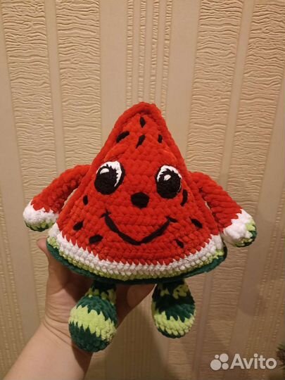 Вязание арбуз и банан