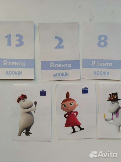 Наклейки муми-тролли лента