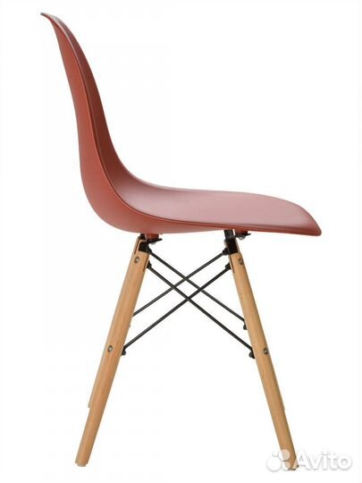 Стул в стиле eames DSW,кирпичный, 1 шт