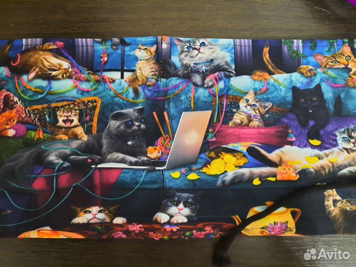 Новый чехол для карандашей пенал на 36 штук Коты